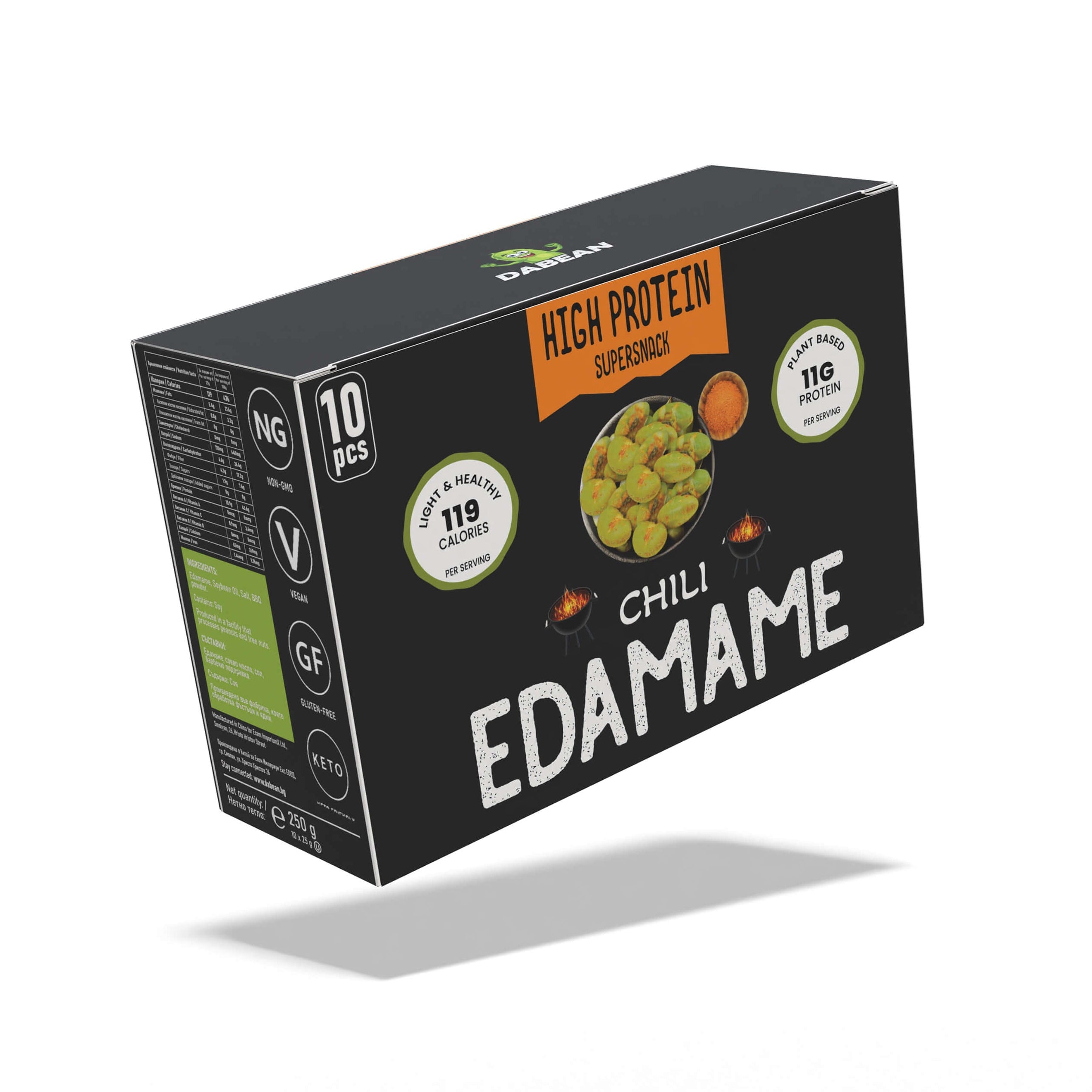 DABEAN pražené edamame - BBQ