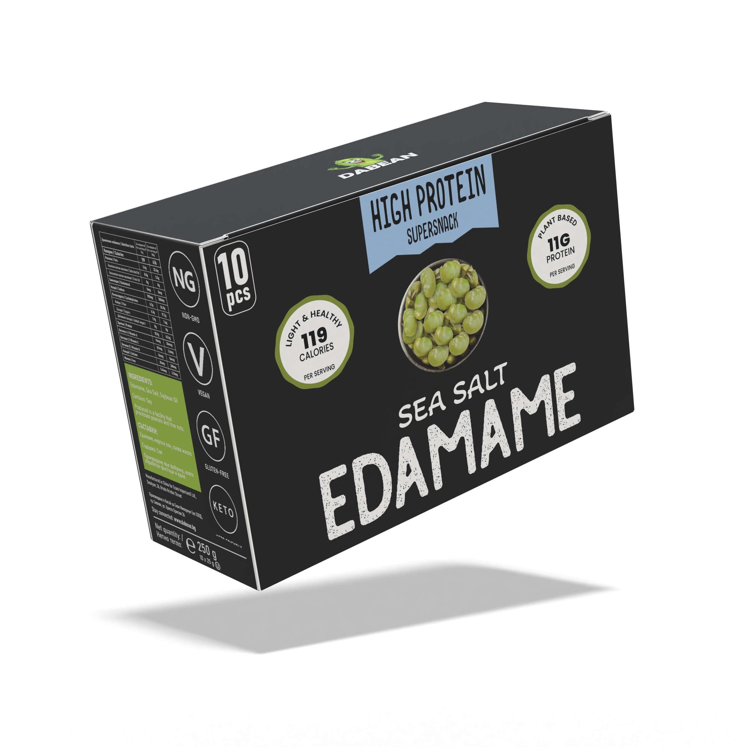 DABEAN pražené edamame - Sea Salt