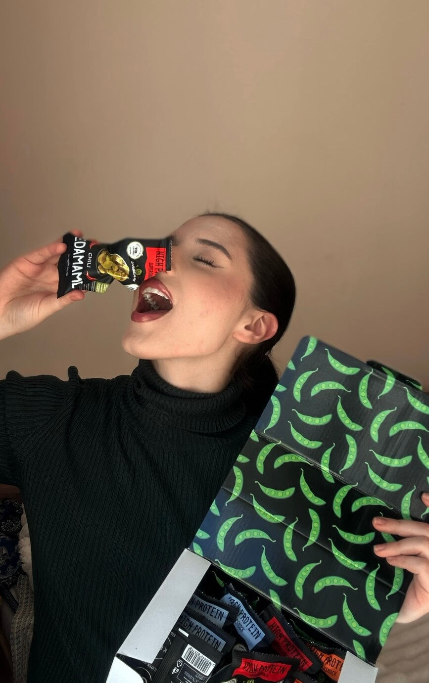 Fotka od zákazníka s DABEAN praženým edamame (8)